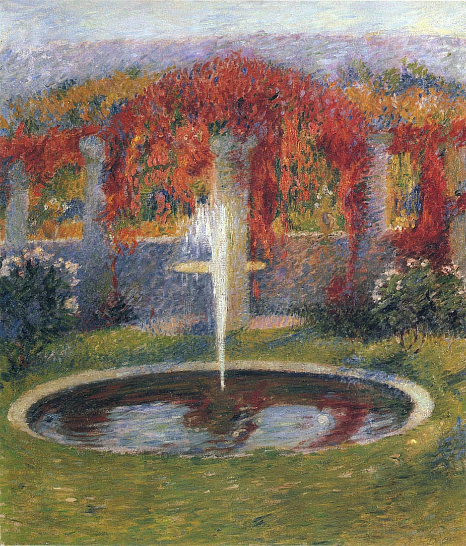 Henri Martin Pool Manor de Marquayrol 1920 Fine Art Print