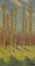 Henri Martin Poplars in Spring 1905 Fine Art Print