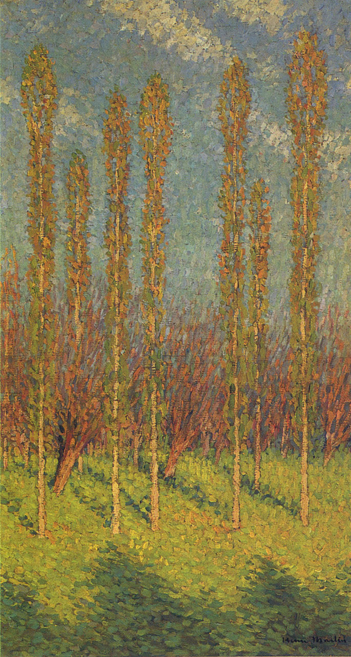 Henri Martin Poplars in Spring 1905 Fine Art Print