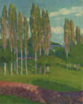 Gustave Loiseau Poplars in Spring 1905 Fine Art Print