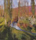 Henri Martin Poplars on the Edge of Vert 1905 Fine Art Print