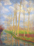 Gustave Loiseau Poplars 1908 Fine Art Print