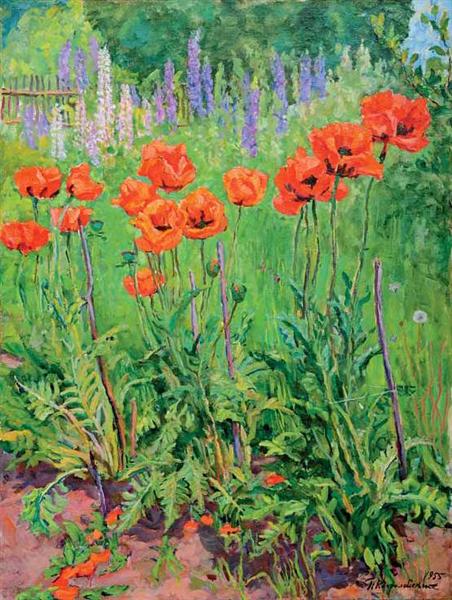 Pyotr Konchalovsky Poppies 1955 Fine Art Print
