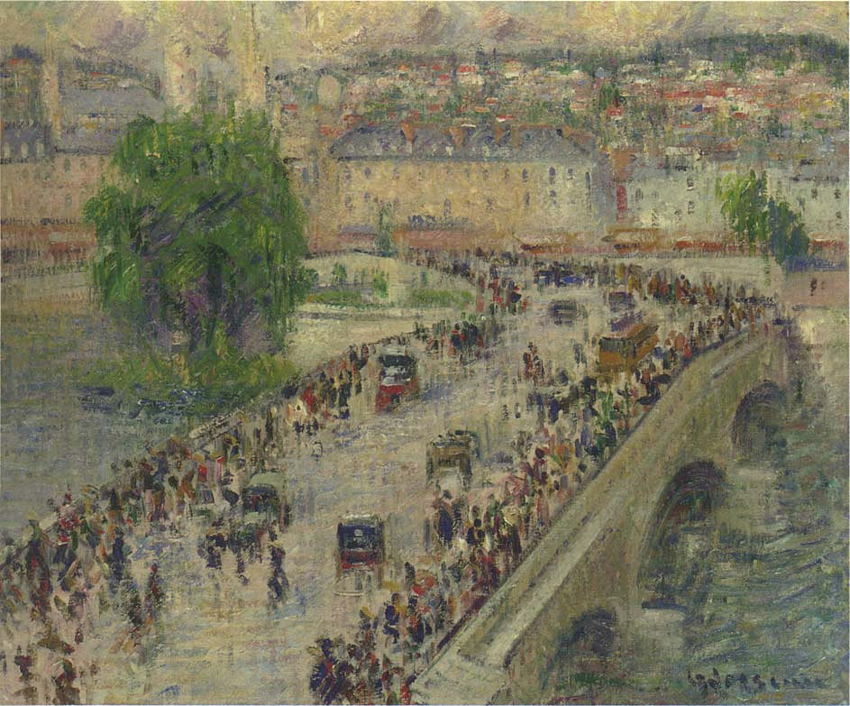 Gustave Loiseau Port Corneille at Rouen 1925 Fine Art Print