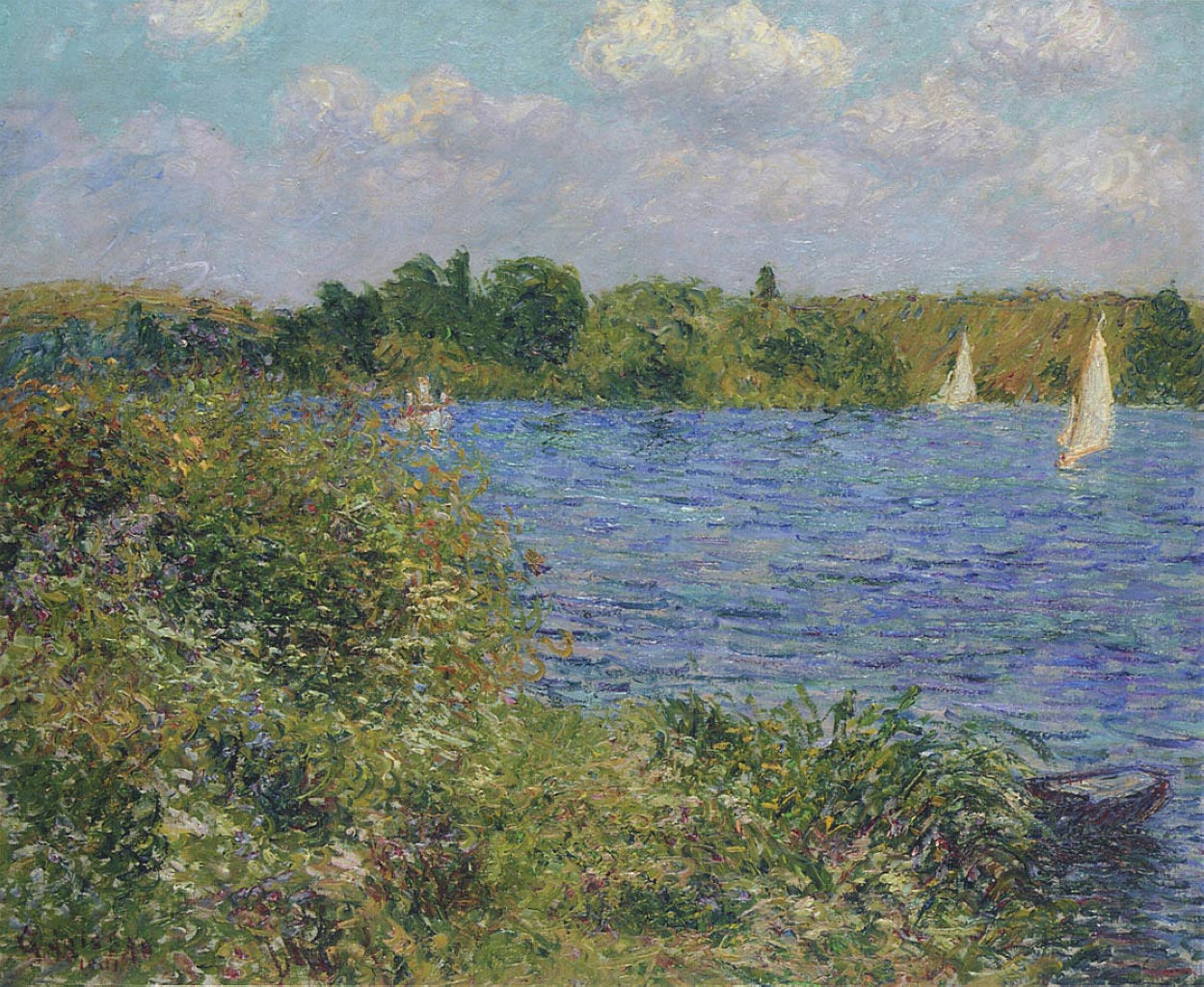 Gustave Loiseau Port Joie at the Seine 1889 Fine Art Print