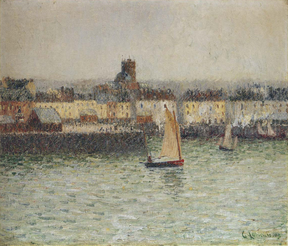 Gustave Loiseau Port of Dieppe 1903 Fine Art Print