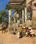 Edwin Lord Weeks Portico of a Mosque, Ahmedabad 1889 Fine Art Print