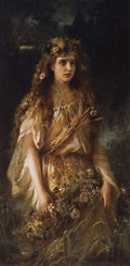 Konstantin Makovsky Portrait #1 1880 Fine Art Print