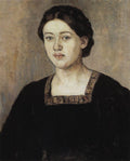 Vasily Surikov Portrait of A. A. Dobrinskaya 1911 Fine Art Print