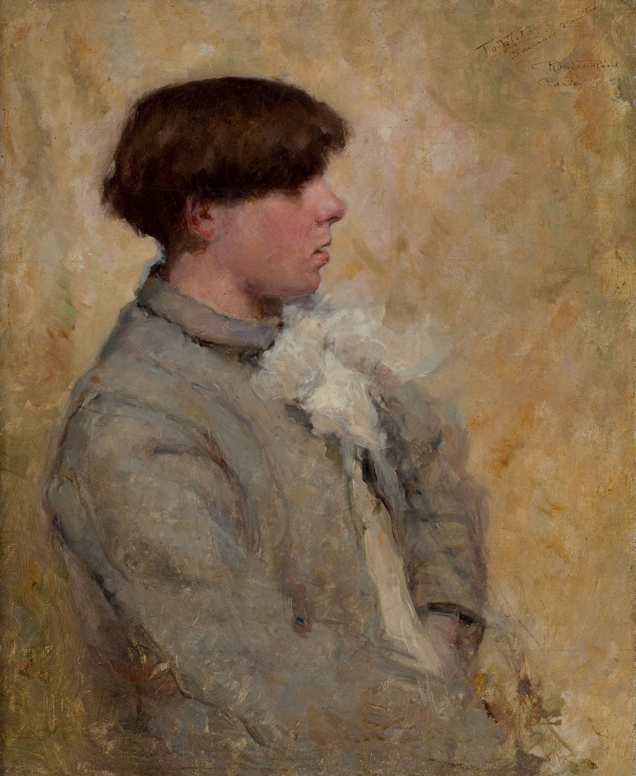 Robert Lewis Reid Portrait of a Boy 1889 Fine Art Print