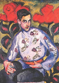 Ilya Mashkov Portrait of a Boy in an Embroidered Shirt 1909 Fine Art Print