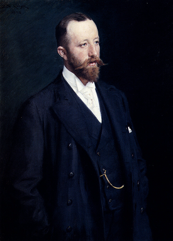 Peder Severin Kroyer Portrait Of A Gentleman 1898 Fine Art Print