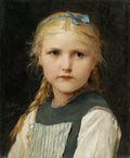 Albrecht Anker Portrait of a girl 1885 Fine Art Print