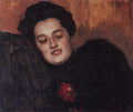 Vasily Surikov Portrait of A. I. Yemelyanova 1909 Fine Art Print
