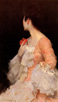William Merritt Chase Portrait Of A Lady 1890 Fine Art Print