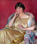 Nikolay Bogdanov Belsky Portrait of a Lady 1929 Fine Art Print