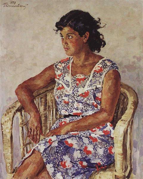 Pyotr Konchalovsky Portrait of a Spanish Girl blasphemes Hulita Perikaccho 1939 Fine Art Print