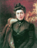 Konstantin Makovsky Portrait of A.Suvorina 1880 Fine Art Print