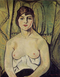 Suzanne Valadon Portrait of a Woman 1917 Fine Art Print