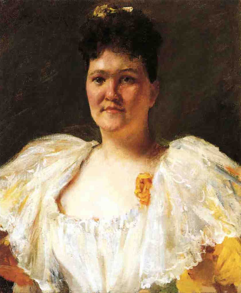 William Merritt Chase Portrait of a Woman 1894 Fine Art Print