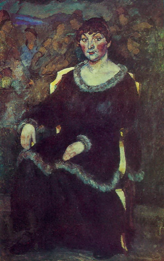 Ilya Mashkov Portrait of a Woman 1918 Fine Art Print