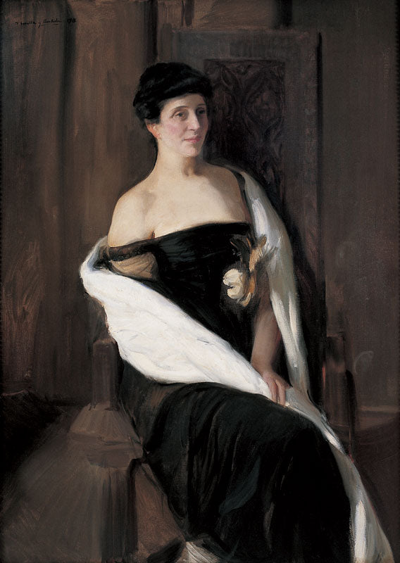 Joaquín Sorolla Portrait of a Woman 1883 Fine Art Print