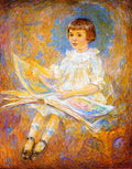 Robert Lewis Reid Portrait of a Young Girl 1919 Fine Art Print