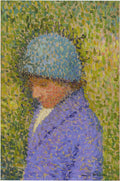Henri Martin Portrait of a Young Girl 1888 Fine Art Print