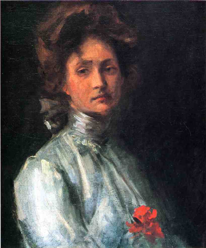 William Merritt Chase Portrait of a Young Woman 1905 Fine Art Print
