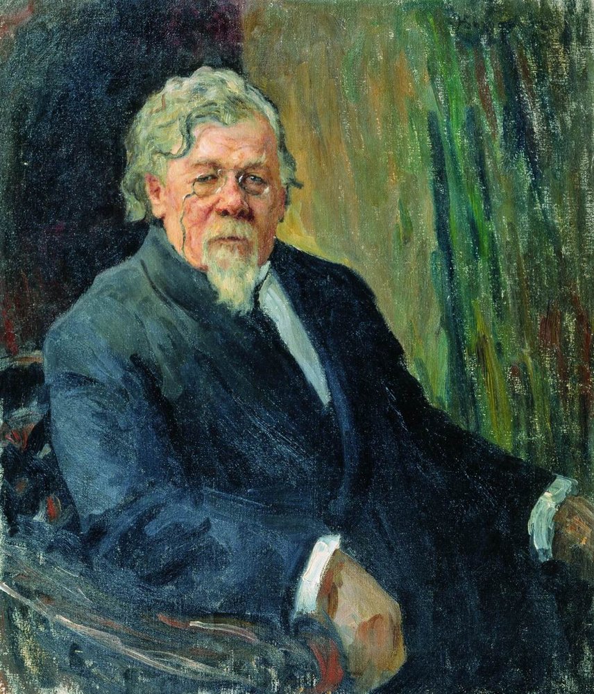 Nikolay Bogdanov Belsky Portrait of Actor of Moscow Art Theatre 1914 Fine Art Print