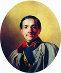 Konstantin Makovsky Portrait of an Unknown 1863 Fine Art Print