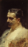 Joaquín Sorolla Portrait of Antonio Elegido 1893 Fine Art Print
