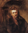 Konstantin Makovsky Portrait of Artist Alexander Popov 1863 Fine Art Print