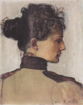 Ferdinand Hodler Portrait of Berthe Jacques 1894 Fine Art Print