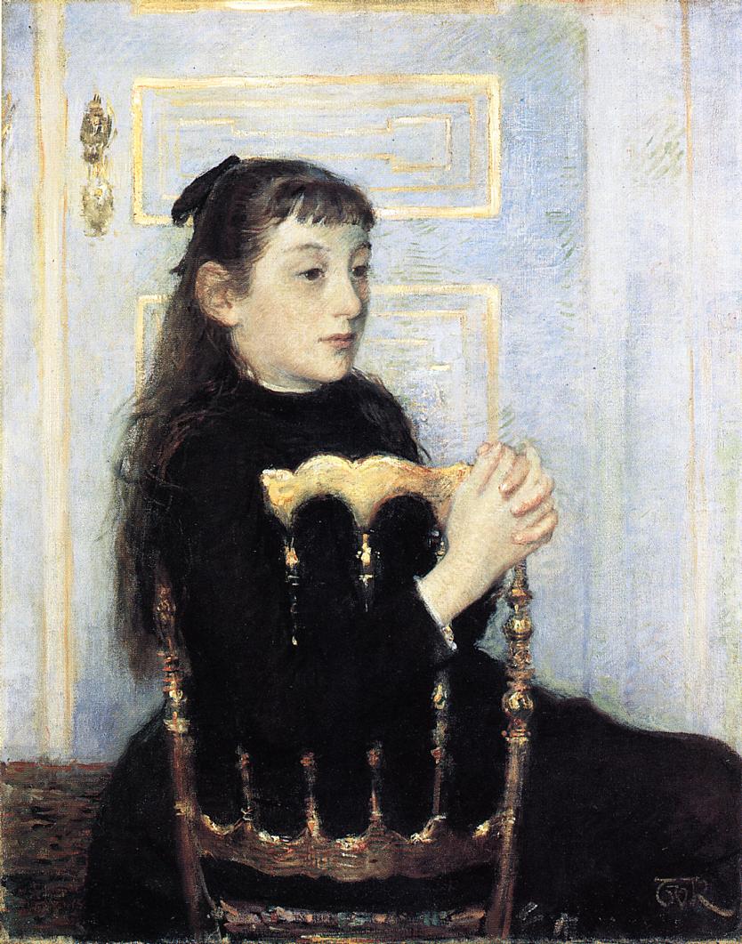 Theo van Rysselberghe Portrait of Camille van Mons 1886 Fine Art Print
