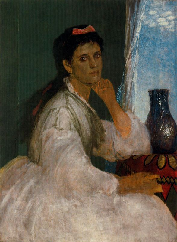 Arnold Böcklin Portrait of Clara Böcklin 1872 Fine Art Print
