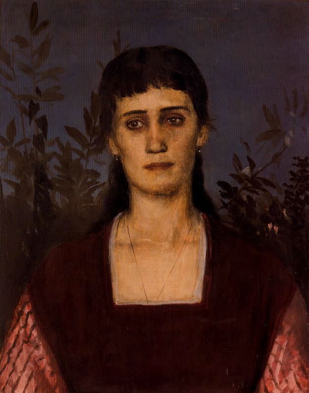 Arnold Böcklin Portrait of Clara Bruckmann-Böcklin 1876 Fine Art Print