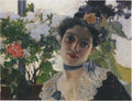 Joaquín Sorolla Portrait of Clothilde 1891 Fine Art Print