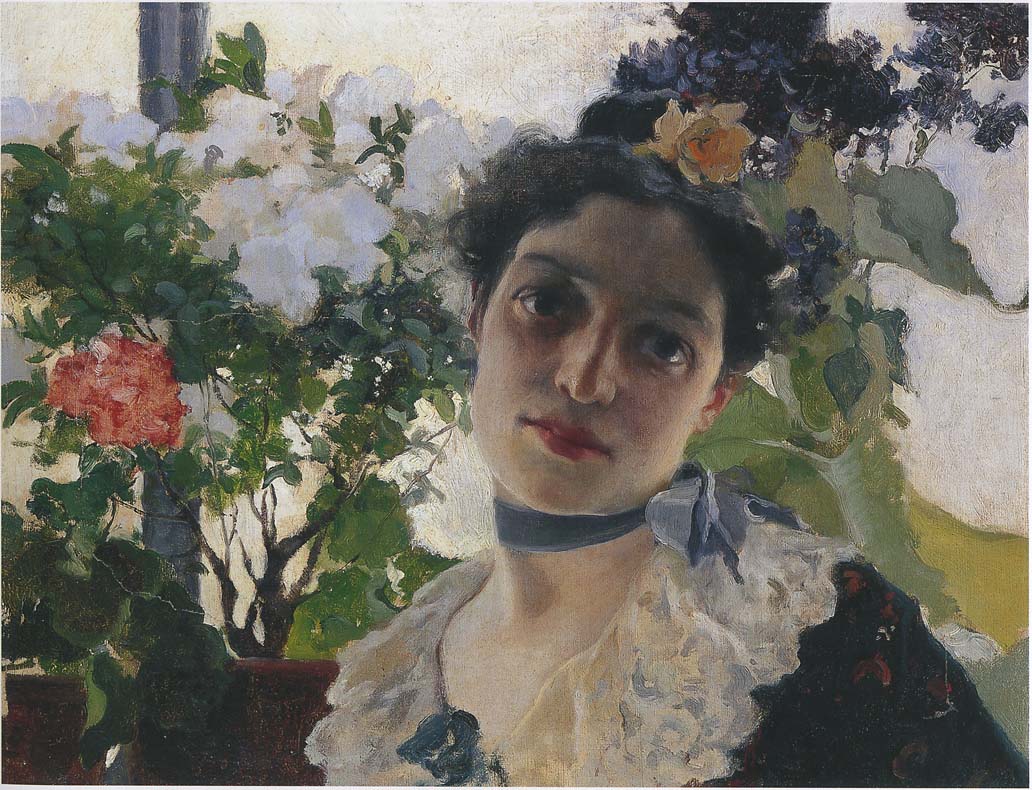 Joaquín Sorolla Portrait of Clothilde 1891 Fine Art Print