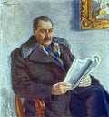 Pyotr Konchalovsky Portrait of Constantin Andreyevich Trenev 1941 Fine Art Print