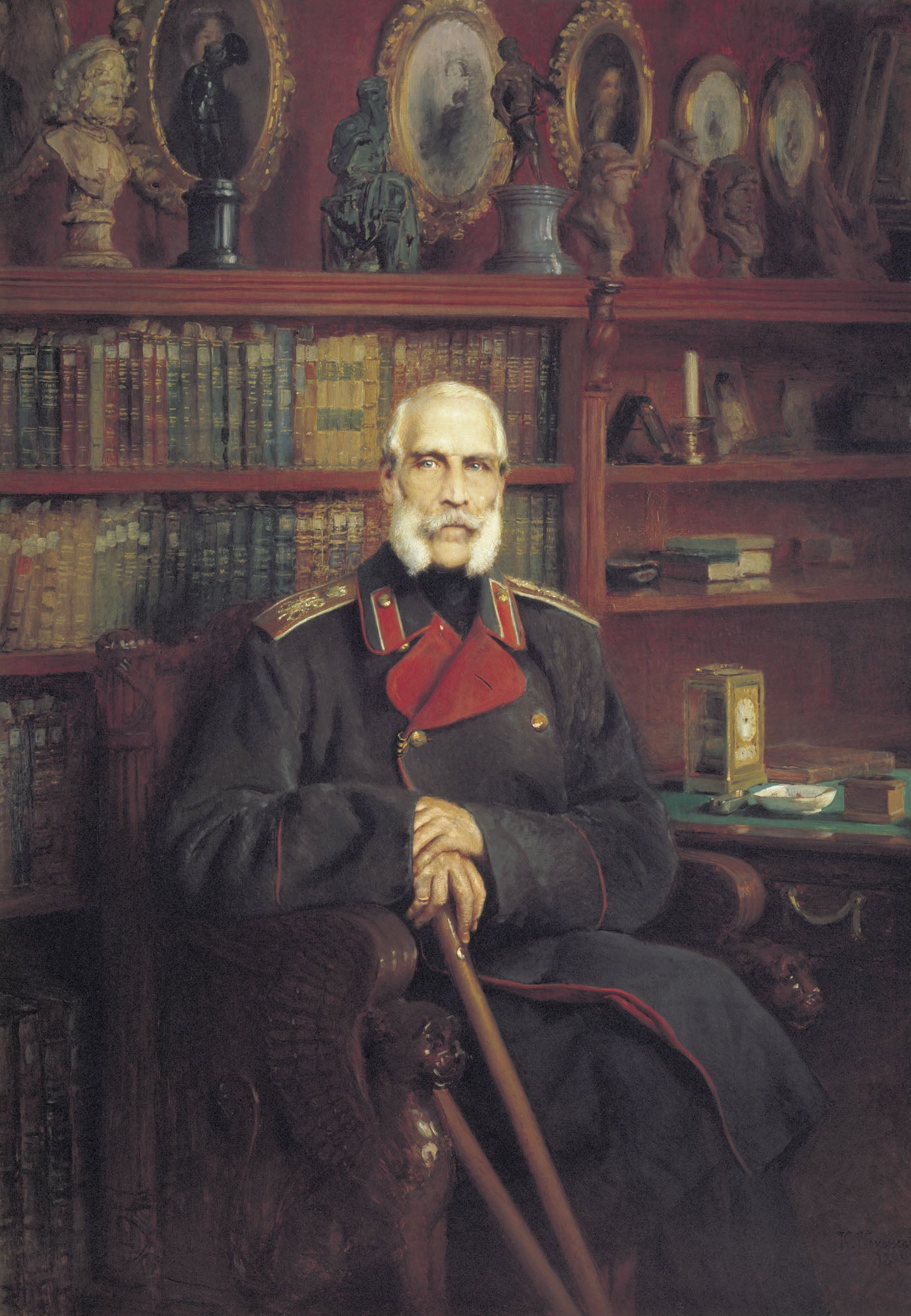 Konstantin Makovsky Portrait of Count Sergei Grigoriyevich Stroganov 1882 Fine Art Print