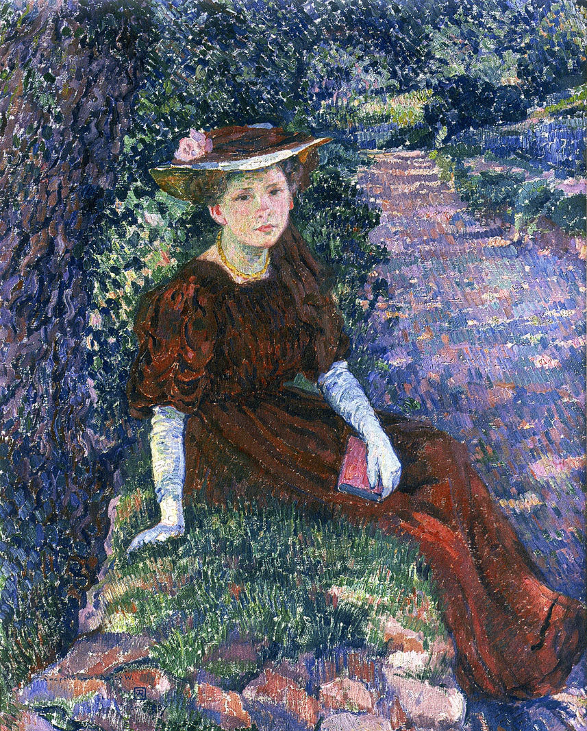 Theo van Rysselberghe Portrait of Daisy Weber 1907 Fine Art Print