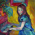 Pyotr Konchalovsky Portrait of Daughter 1912 Fine Art Print