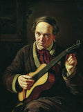 Konstantin Makovsky Portrait of E.Makovsky, Artist's Father 1856 Fine Art Print
