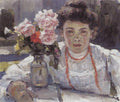 Vasily Surikov Portrait of E. V. Surikova 1908 Fine Art Print