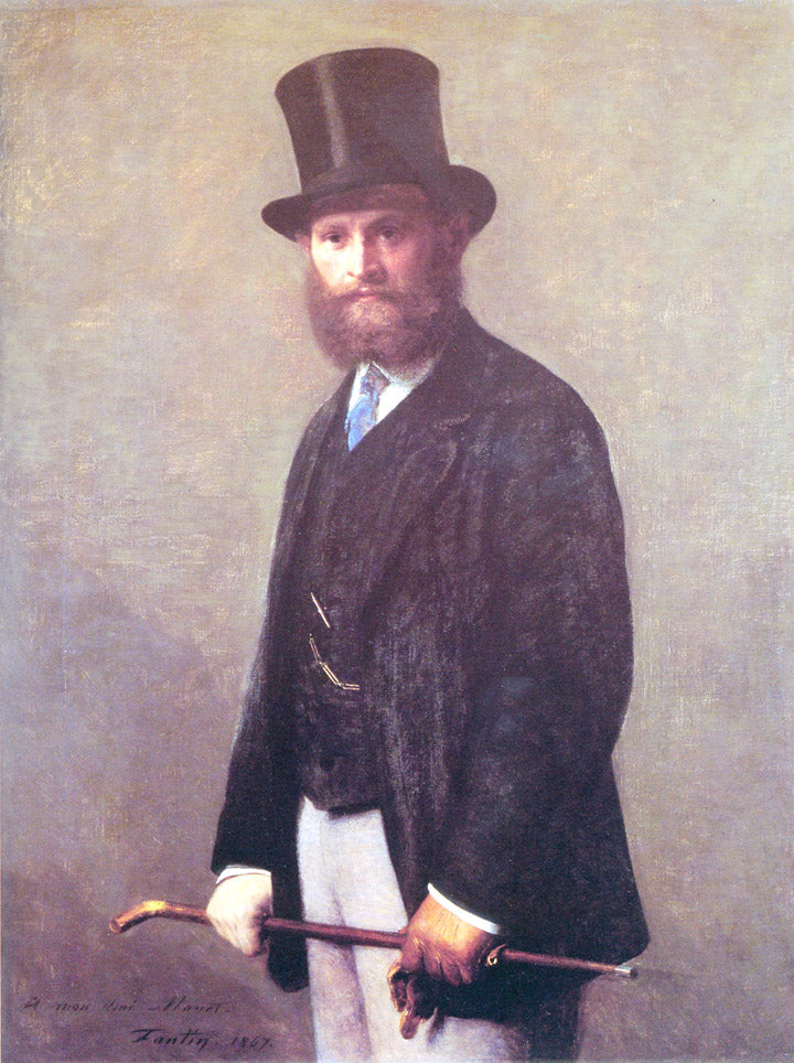 Henri Fantin-Latour Portrait of Édouard Manet 1867 Fine Art Print