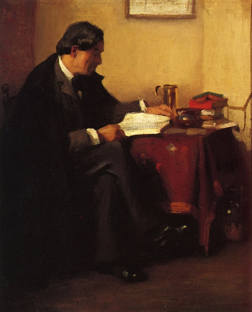William Merritt Chase Portrait of Elbert Hubbard (The Roycrafter) 1902 Fine Art Print