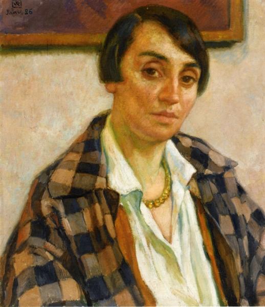 Theo van Rysselberghe Portrait of Elizabeth van Rysselberghe 1926 Fine Art Print
