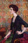 Theo van Rysselberghe Portrait of Else Lampe Von Quita 1911 Fine Art Print