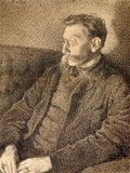 Theo van Rysselberghe Portrait of Emile Verhaeren 1892 Fine Art Print